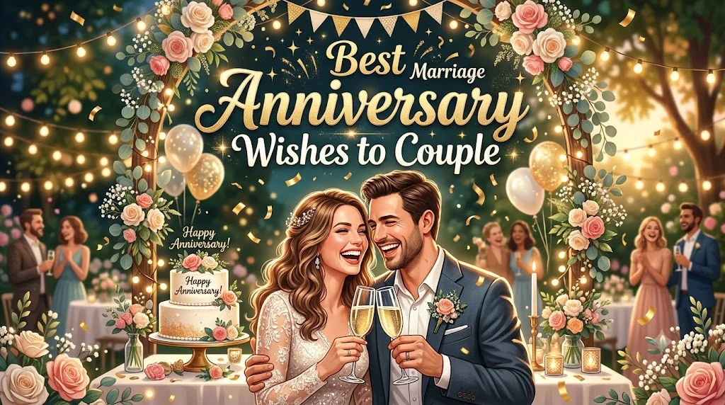 Best Marriage Anniversary Wishes to Couple