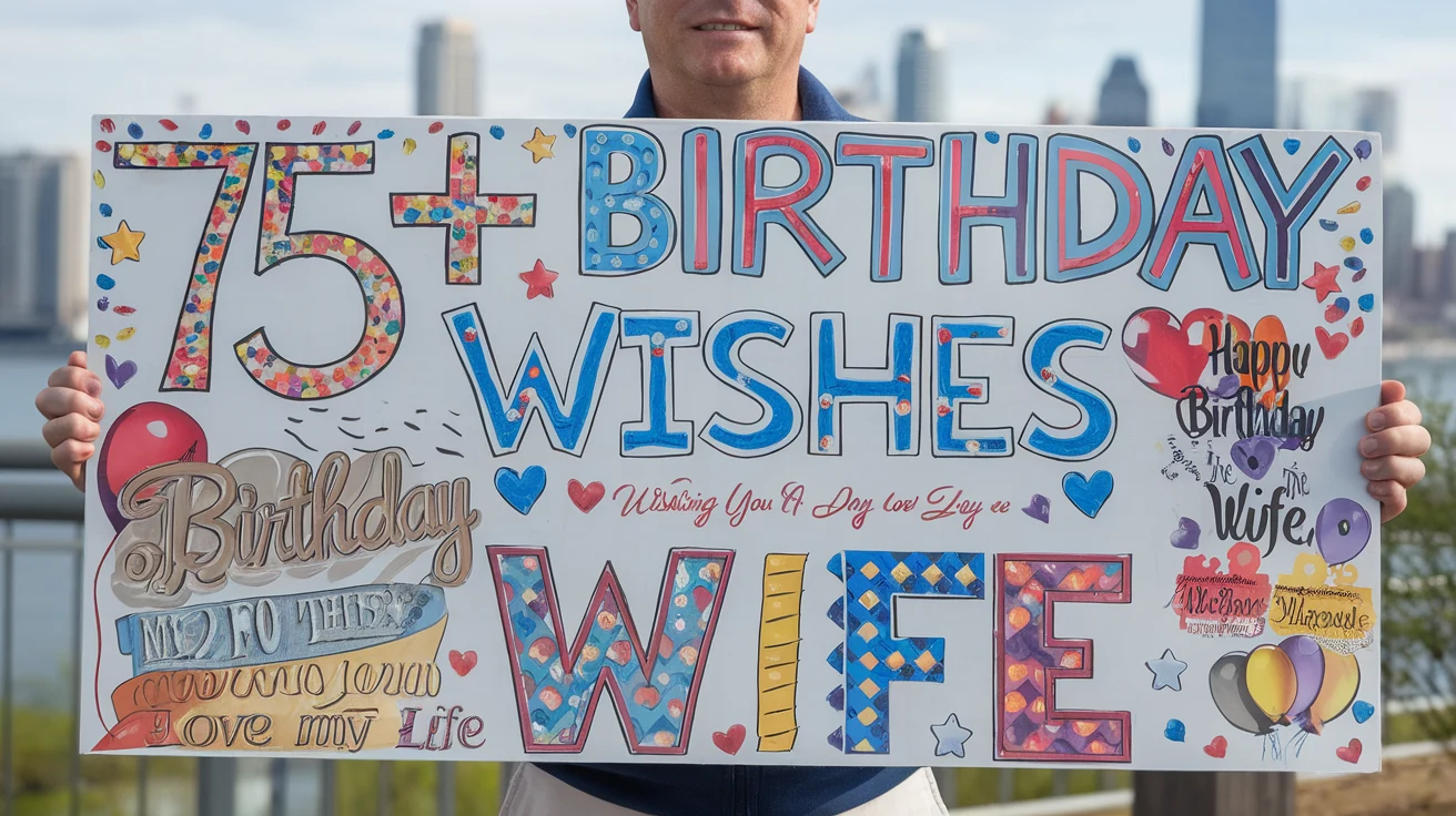 75+ birthday wishes for wife