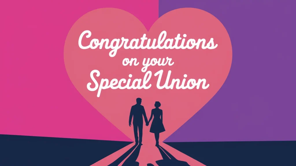 Congratulations on Your Special Union