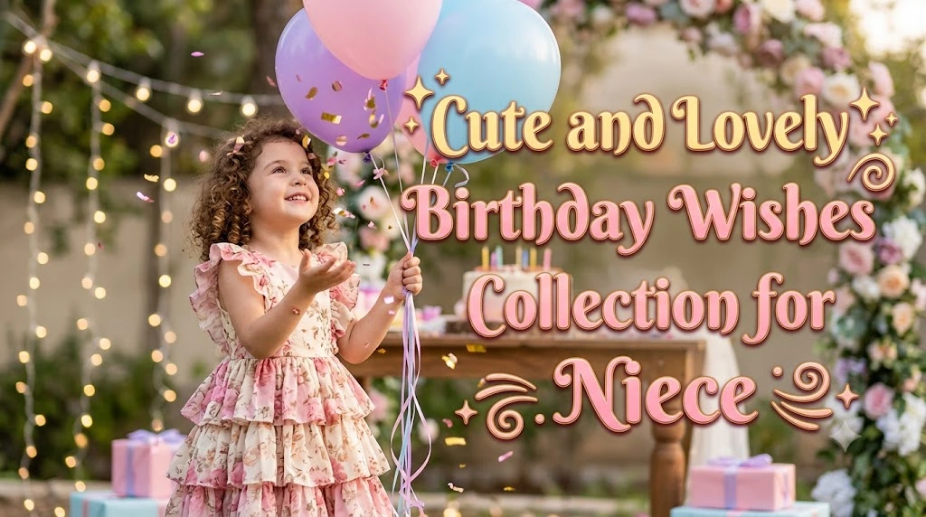 Cute and Lovely Birthday Wishes Collection for Niece