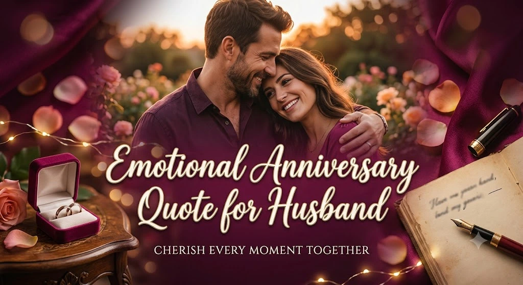 Emotional Anniversary Quote for Husband