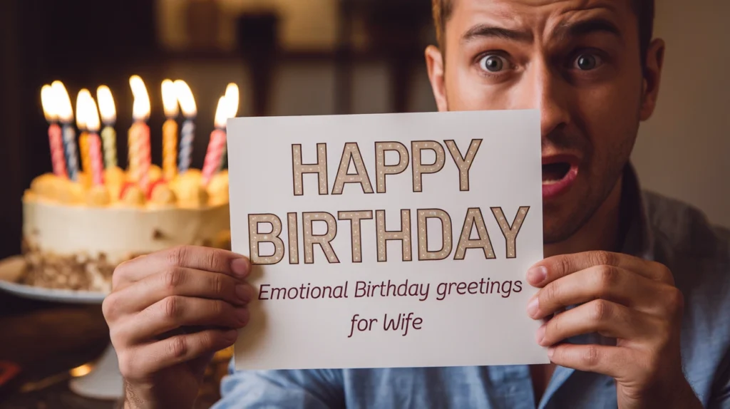 Emotional Birthday Greetings for Wife