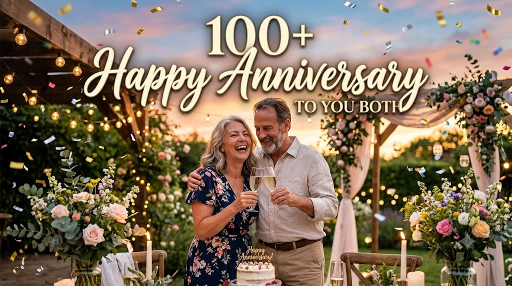 Happy Anniversary To You Both