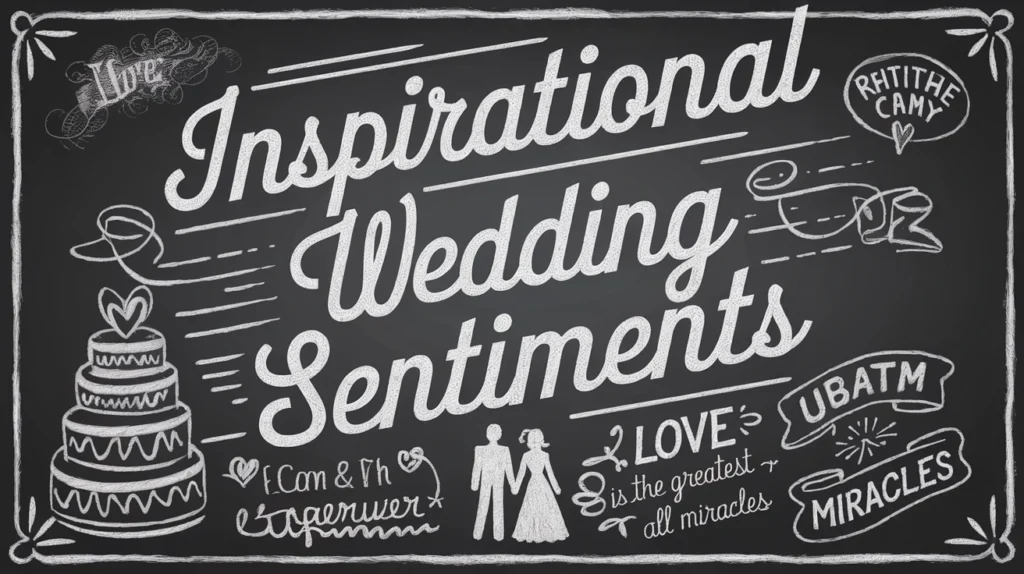 Inspirational Wedding Sentiments
