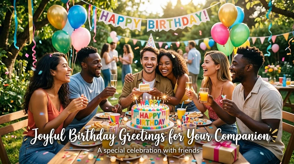 Joyful Birthday Greetings for Your Companion