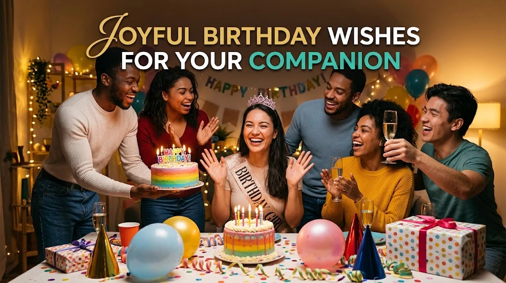 Joyful Birthday Wishes for Your Companion