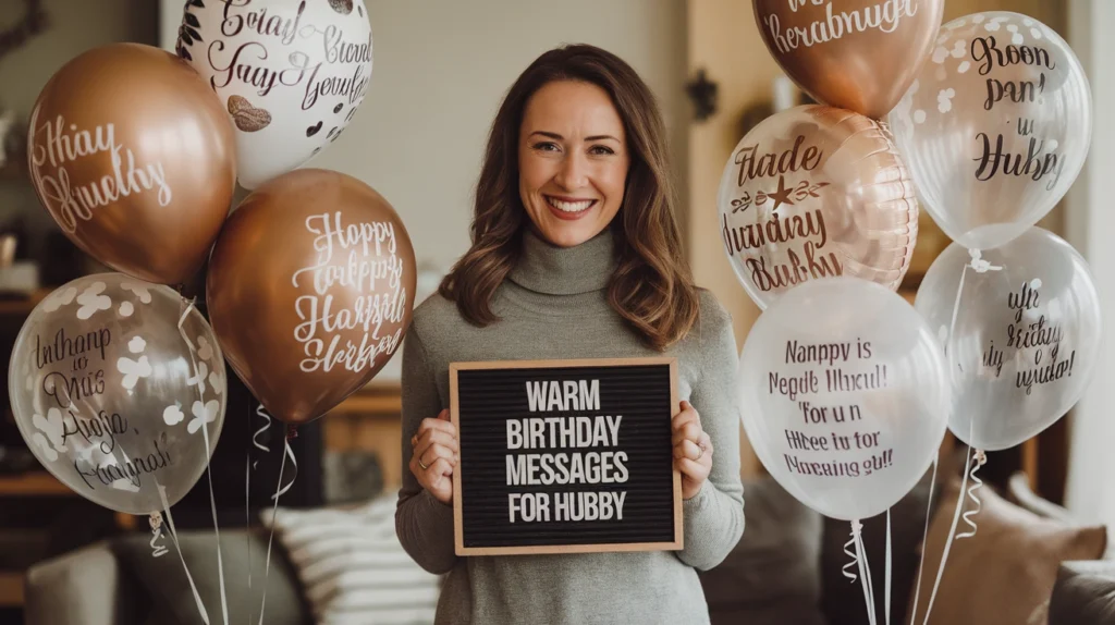 Warm Birthday Messages for Hubby