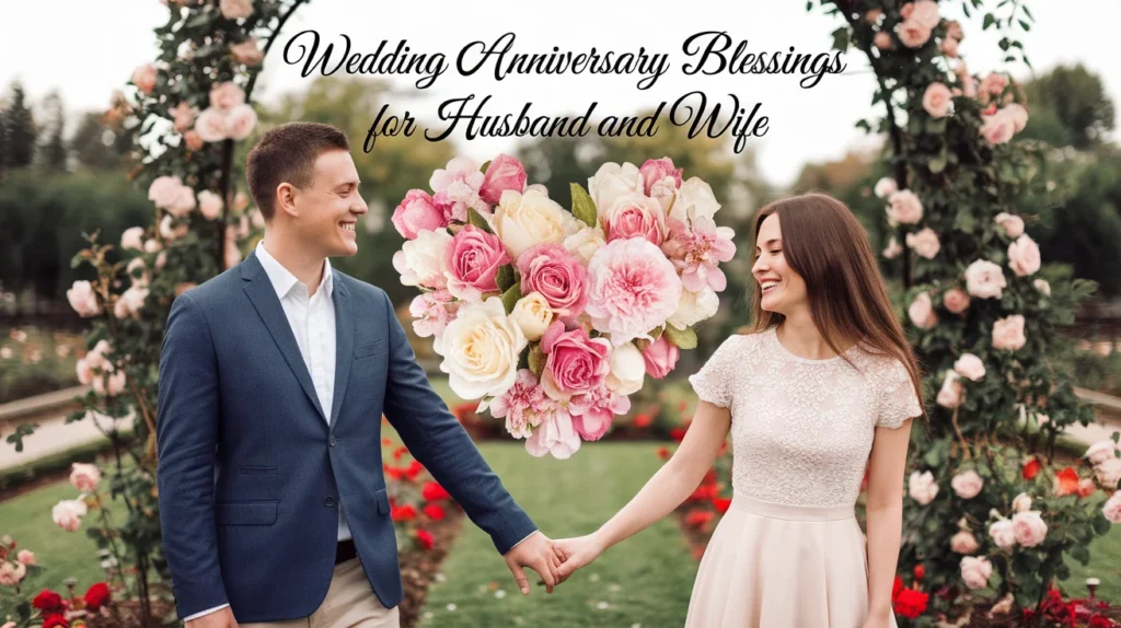 Wedding Anniversary Blessings for Husband and Wife