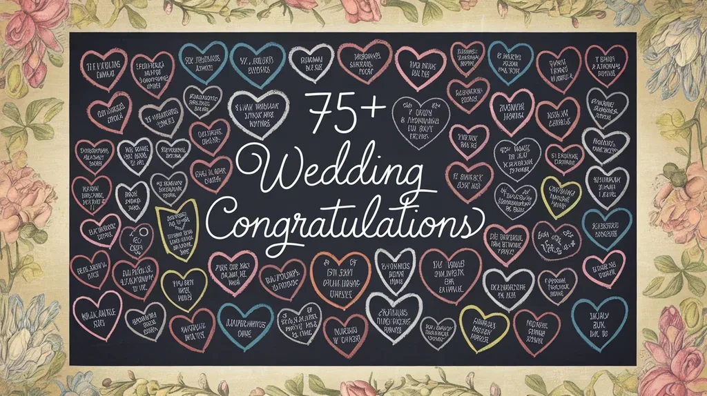 75+ wedding congratulations