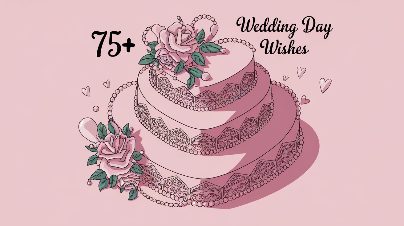 75+ wedding day wishes