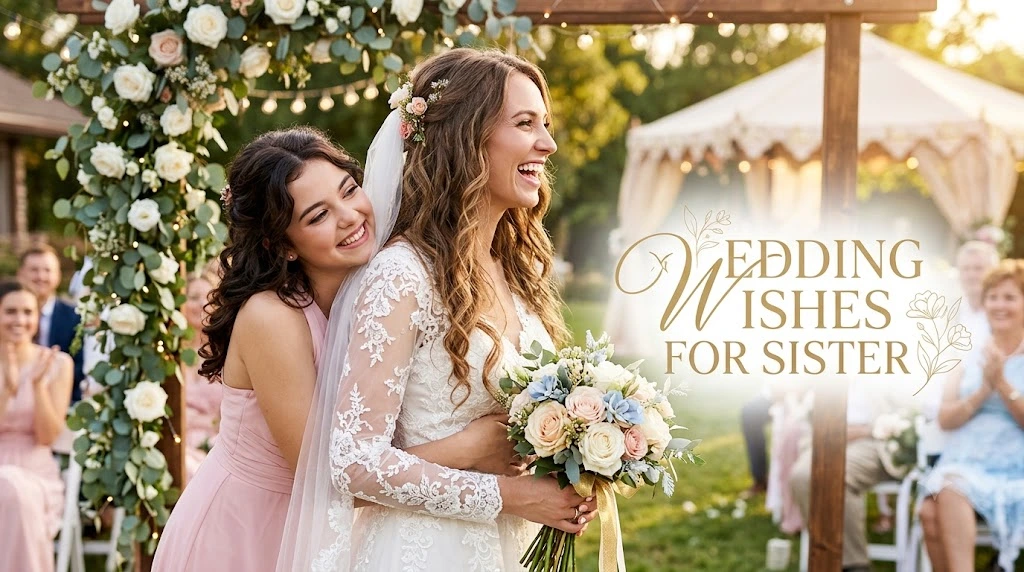 Wedding Wishes for Sister