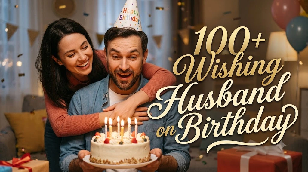 100+ wishing husband on birthday